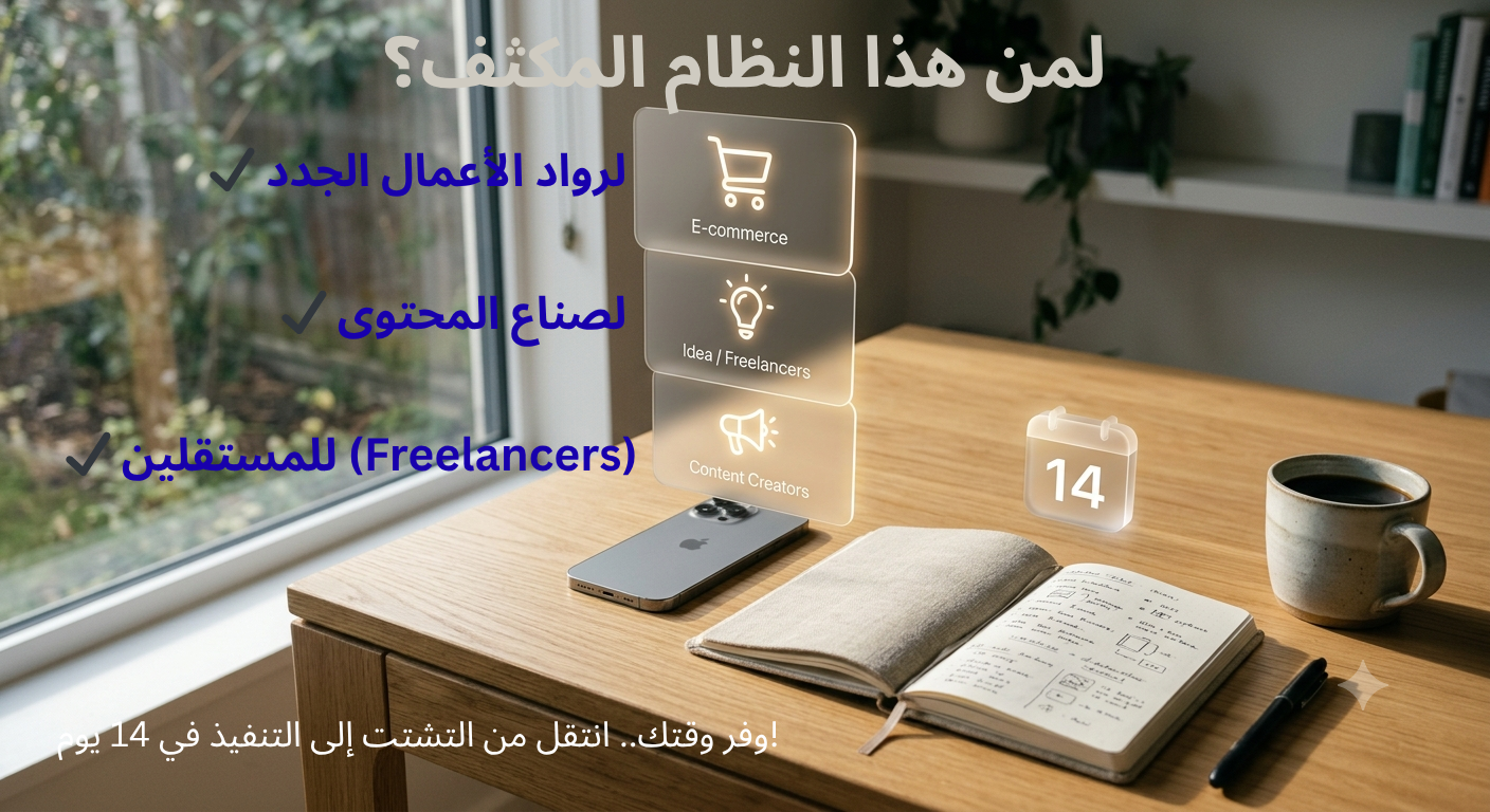 أطلق مشروعك الرقمي في 14 يوم — خطة عملية وقوالب جاهزة